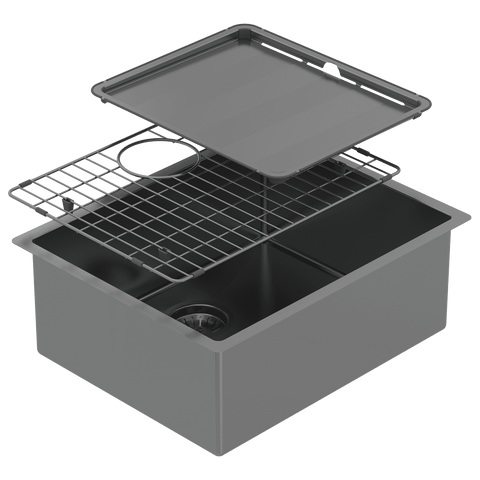 Abey CR500 Piazza 54.5cm Wide Single Bowl Sink