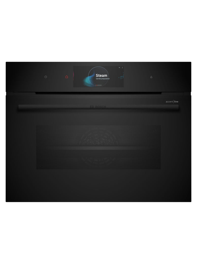 Bosch CSG958DB1 Series 8 Black Glass 60cm Wide Built-In Combination Steam Oven