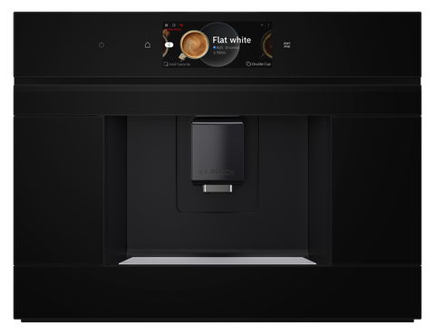 Bosch CTL7181B0F Series 8 Black Glass 60cm Wide Built-In Fully Automatic Coffee Machine