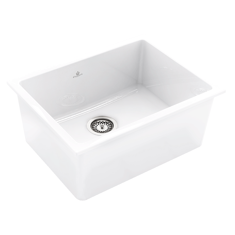 Chambord CONSTANCE-3W White Fireclay Sink