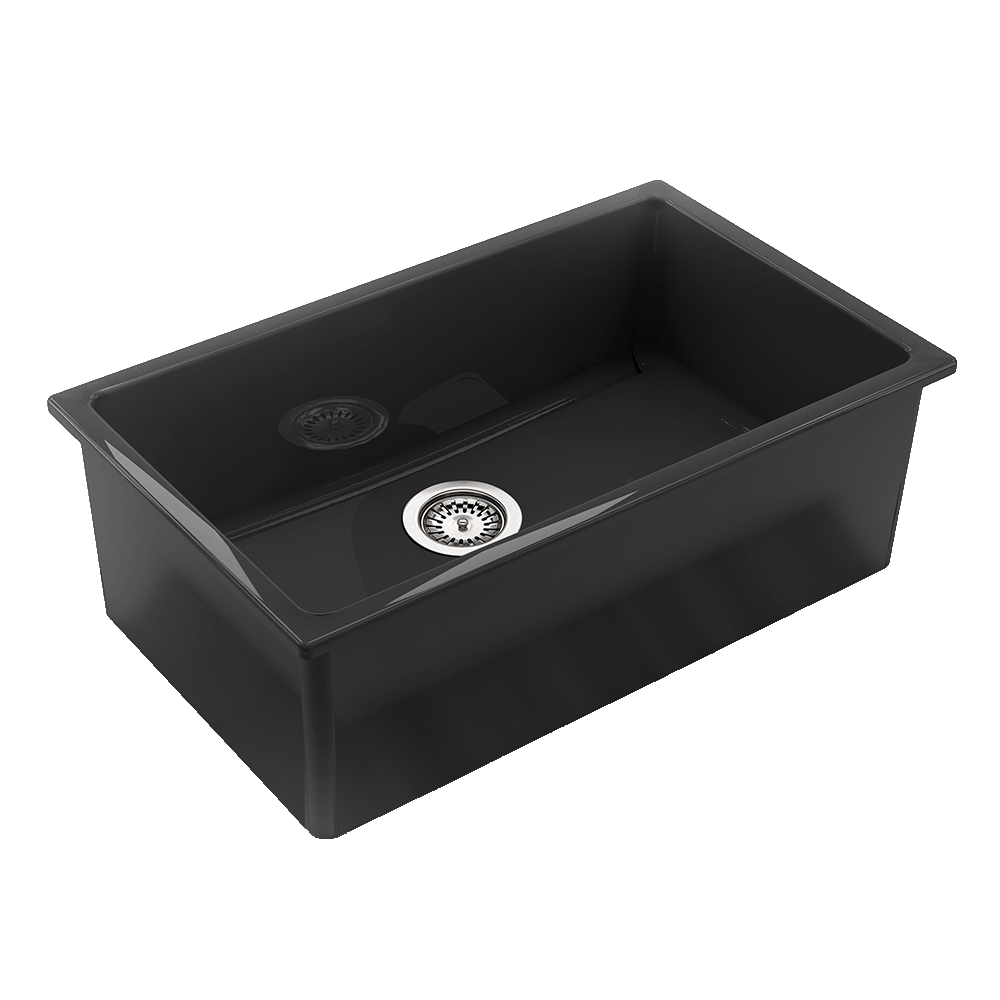Chambord CONSTANCE-4B Black Fireclay Sink
