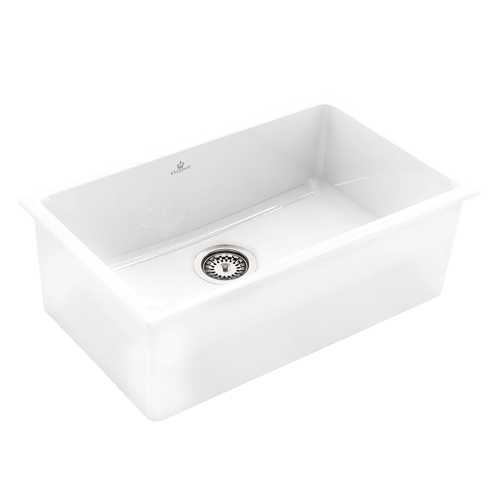 Chambord CONSTANCE-4W White Fireclay Sink