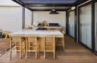 Cook N Dine built-in teppanyaki grill in an alfresco kitchen