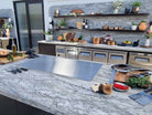 Cook N Dine built-in teppanyaki grill in a rooftop outdoor kitchen