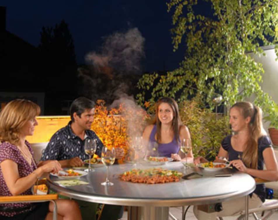 Cook N Dine TS-120 teppanyaki table in use