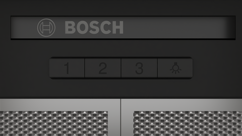 Bosch DBB93BC60A Series 2 Matte Black 90cm Wide Integrated Rangehood