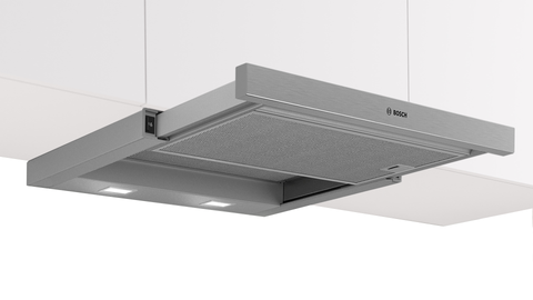 Bosch DFM064W55A Series 2 Metallic Silver 60cm Wide Slideout Rangehood