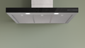 Bosch DWB97DN30A Series 6 Stainless Steel 90cm Wide Wall Mounted Canopy Rangehood