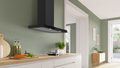 Bosch DWB97DN65A Series 6 Matte Black 90cm Wide Wall Mounted Canopy Rangehood