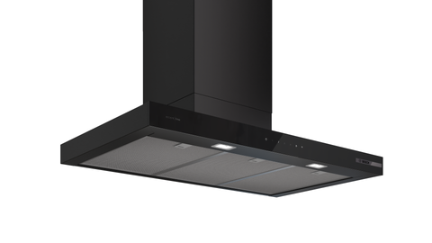 Bosch DWB97DN65A Series 6 Matte Black 90cm Wide Wall Mounted Canopy Rangehood