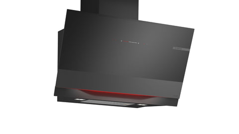 Bosch DWK91LT65 Series 8 Black 90cm Wide Wall Mounted Canopy Rangehood