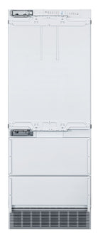 Liebherr ECBN 5066 integrated fridge-freezer open front view