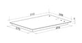 Artusi AGH30XFFD Domino Gas Cooktops