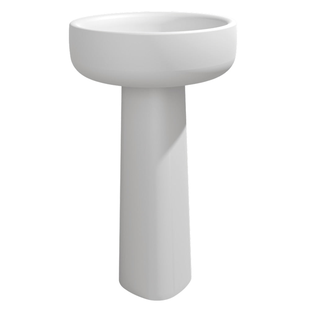 Parisi Bonola 46 Freestanding Pedestal Basin - Milky White