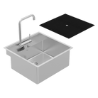 Abey FRAT500 Alfresco Covered Sink and Foldable Kitchen Tap Pack