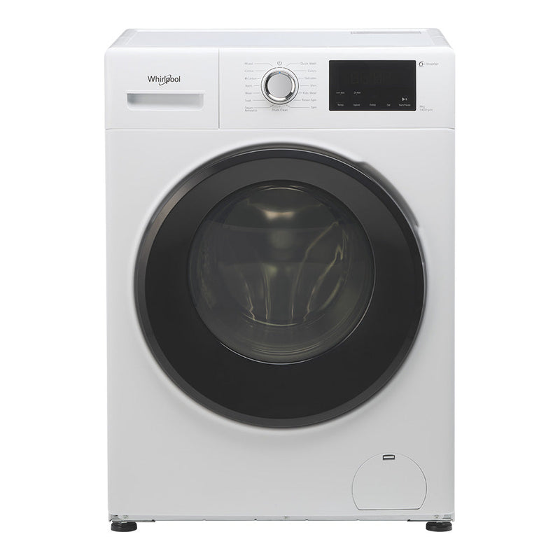 Whirlpool FWRB8012IW 8kg White Front Loader Washing Machine - Front