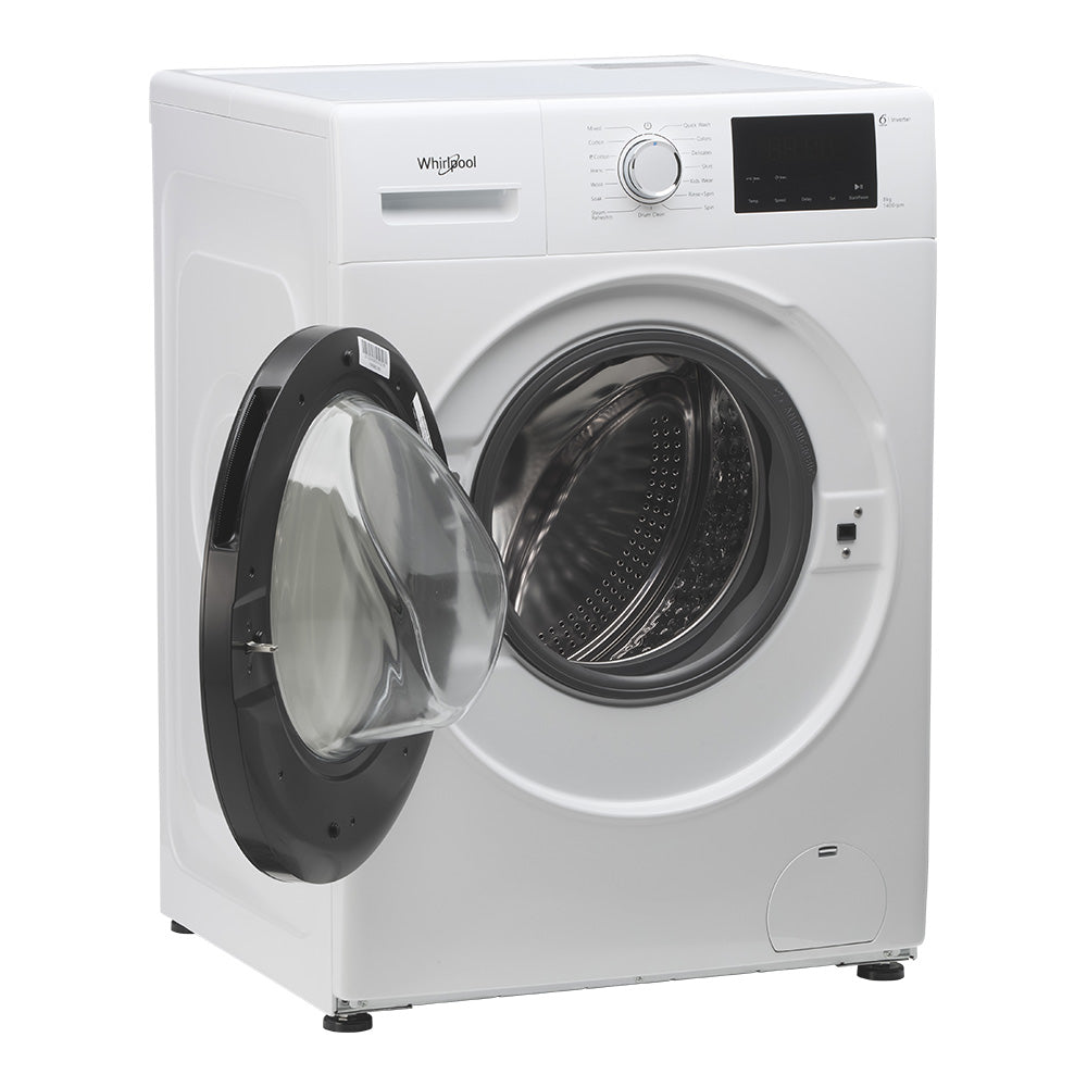 Whirlpool FWRB8012IW 8kg White Front Loader Washing Machine - Control Panel