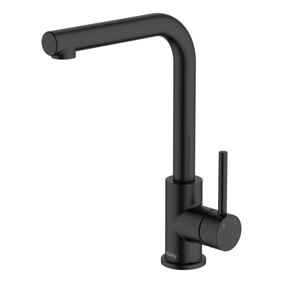 Gareth Ashton Lucia lead free side lever sink mixer in Black