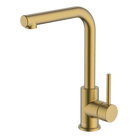 Gareth Ashton Lucia lead free side lever sink mixer in Brushed Brass