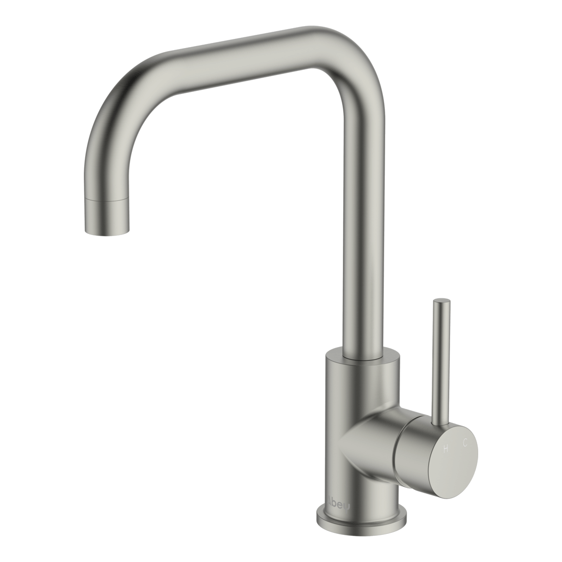 Gareth Ashton Lucia lead-free square sidelever mixer in Brushed Nickel