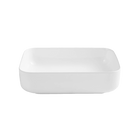 Gareth Ashton LT-2195 Vela rectangle countertop basin front view