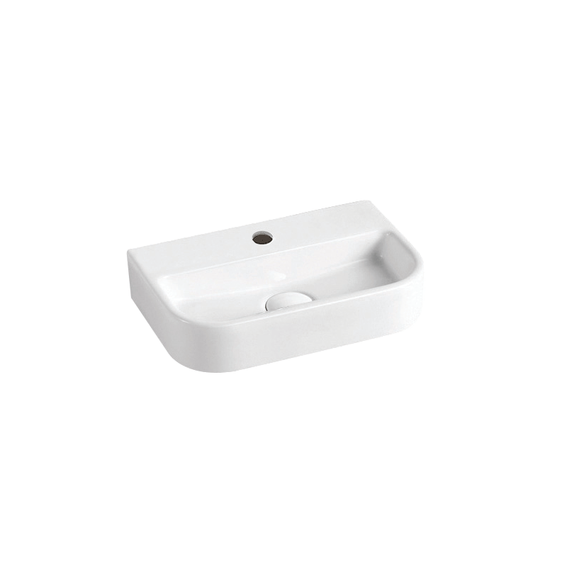 Gareth Ashton Vela 38.5cm wall hung basin with one tap hole