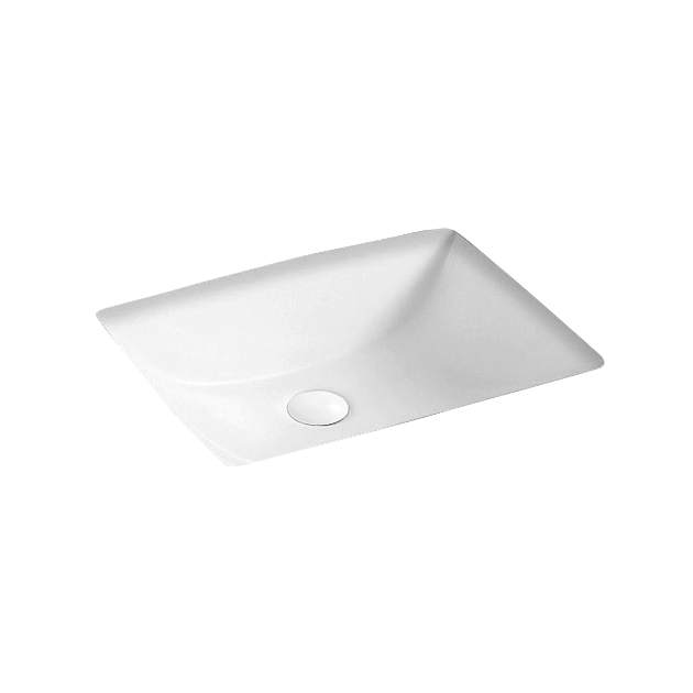 Gareth Ashton LT-6008 Vela 51cm rectangular undermount basin with overflow