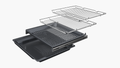 Bosch HBG776KB1A Series 8 Black Glass 60cm Wide Built-In Oven