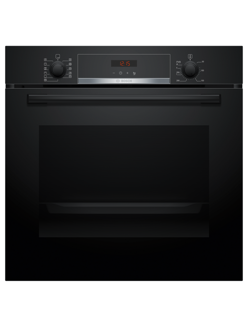 Bosch HBA574EB3A Series 4 Black Glass 60cm Wide Built-In Oven