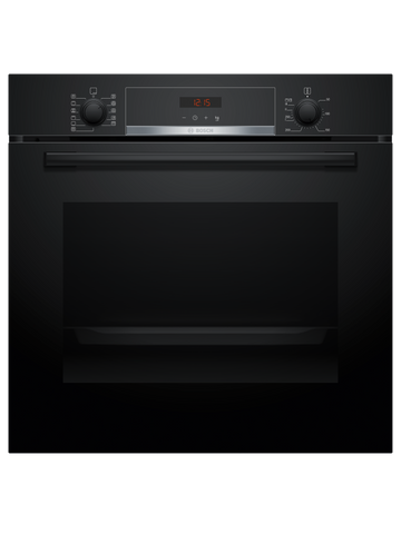 Bosch HBA574EB3A Series 4 Black Glass 60cm Wide Built-In Oven