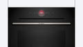 Bosch HBG7341B1A Series 8 Black Glass 60cm Wide Built-In Oven