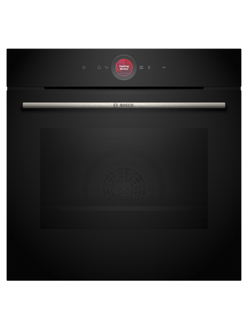 Bosch HBG7341B1A Series 8 Black Glass 60cm Wide Built-In Oven