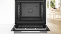 Bosch HBG7341B1A Series 8 Black Glass 60cm Wide Built-In Oven