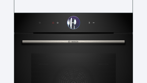 Bosch HBG776KB1A Series 8 Black Glass 60cm Wide Built-In Oven
