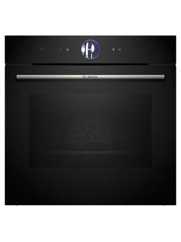 Bosch HBG776KB1A Series 8 Black Glass 60cm Wide Built-In Oven