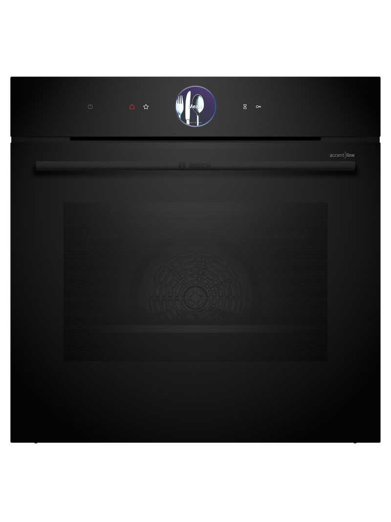 Bosch HBG976MB1A Series 8 Black Glass 60cm Wide Built-In Oven