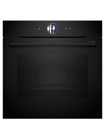 Bosch HBG976MB1A Series 8 Black Glass 60cm Wide Built-In Oven
