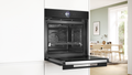 Bosch HBG976MB1A Series 8 Black Glass 60cm Wide Built-In Oven