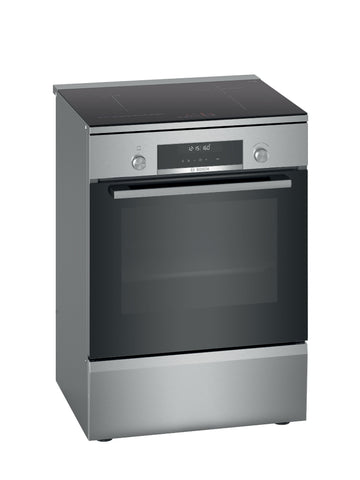 Bosch HLS79R351A Series 6 Stainless Steel 60cm Wide Freestanding Induction Cooker