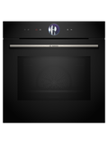 Bosch HMG7761B1A Series 8 Black Glass 60cm Wide Built-In Oven With Microwave Function