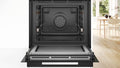 Bosch HNG978QB1A Series 8 Black Glass 60cm Wide Built-In Oven With Steam & Microwave Functions