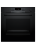 Bosch HRG572EB3A Series 6 Black Glass 60cm Wide Built-In Oven With Steam Function