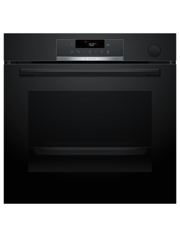 Bosch HRG572EB3A Series 6 Black Glass 60cm Wide Built-In Oven With Steam Function