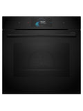 Bosch HRG978NB1A Series 8 Black Glass 60cm Wide Built-In Oven With Steam Function