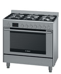 Bosch HSB738357A Series 6 Stainless Steel 90cm Wide Duel Fuel Freestanding Cooker