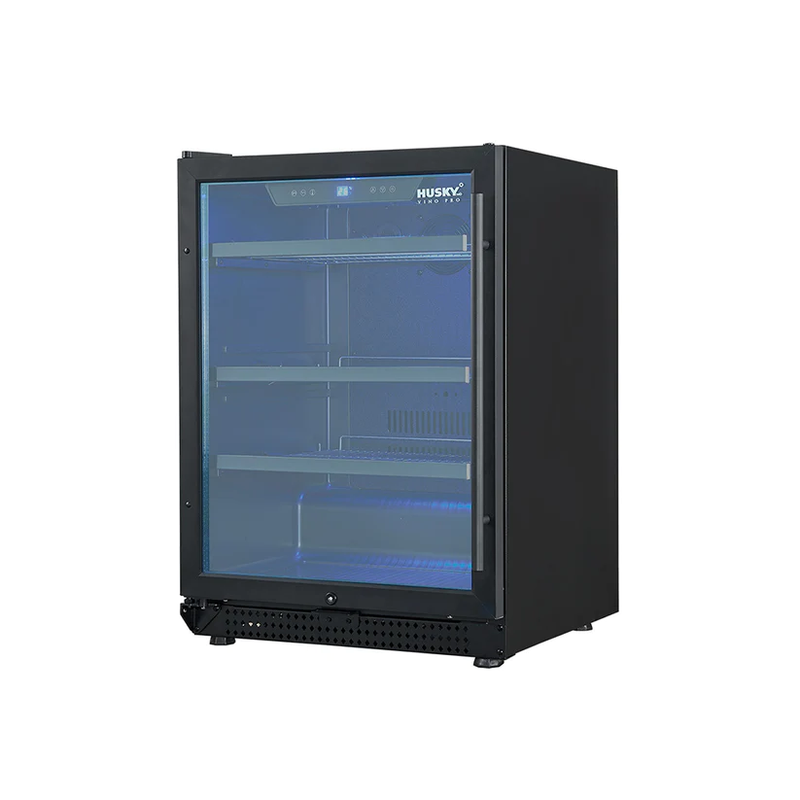 Husky HUSDSC54MBZY Riserva 154L Wine Chiller in Black