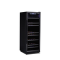 Husky HUSWS128DMBZY Riserva 380L Dual Zone Wine Fridge in Black