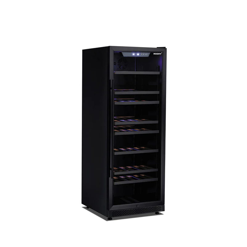 Husky HUSWS128SMBZY Riserva 380L Single Zone Wine Fridge in Black
