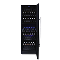 Husky HUSWS168DMBZY Riserva 450L Dual Zone Wine Fridge in Black