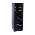 Husky HUSWS168DMBZY Riserva 450L Dual Zone Wine Fridge in Black